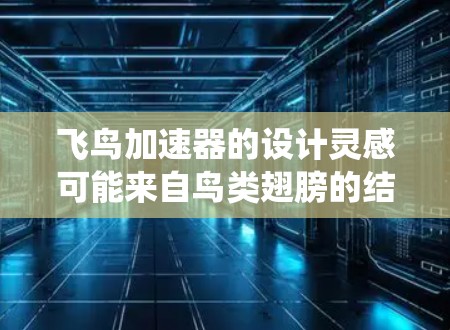 飞鸟加速器的设计灵感可能来自鸟类翅膀的结构、翅膀形状或鸟类飞行原理。推进系统可能由微型发动机或驱动装置驱动，可能需要特定材料和结构来实现加速