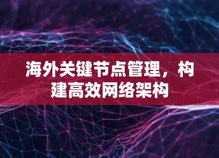 海外关键节点管理,构建高效网络架构