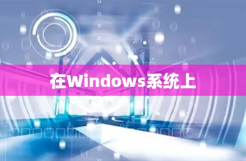 在Windows系统上 在Windows系统上