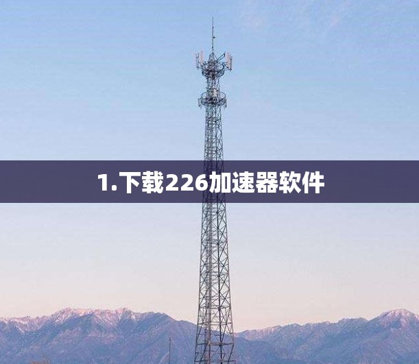 1.下载226加速器软件 1.下载226加速器软件