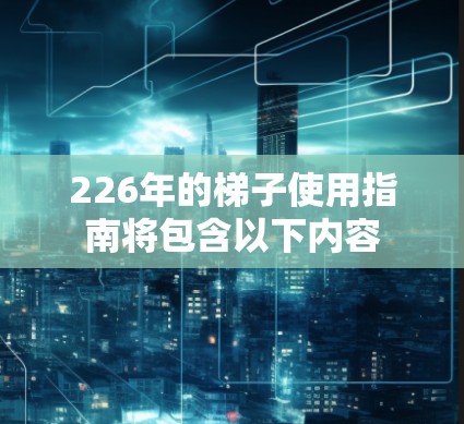 226年的梯子使用指南将包含以下内容
