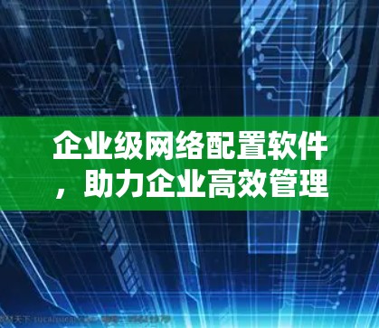 企业级网络配置软件,助力企业高效管理