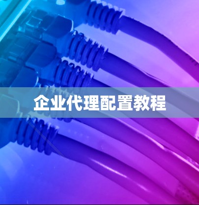 企业代理配置教程 企业代理配置教程