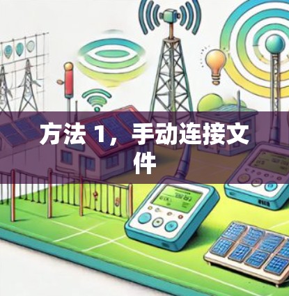 方法 1,手动连接文件 方法 1,手动连接文件