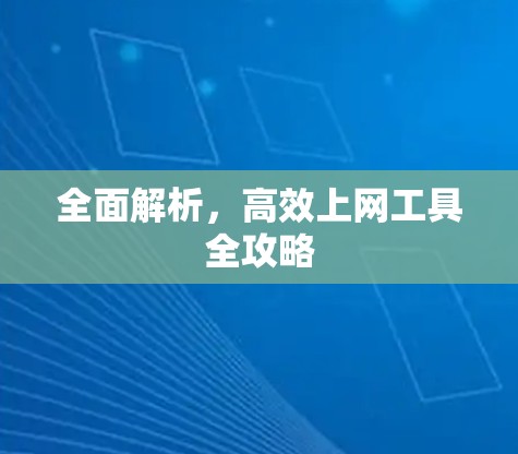 全面解析,高效上网工具全攻略 全面解析,高效上网工具全攻略