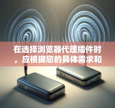 在选择浏览器代理插件时,应根据您的具体需求和使用场景来决定。以下是一些综合考虑的因素和推荐的插件,帮助您高效地选择合适的解决方案