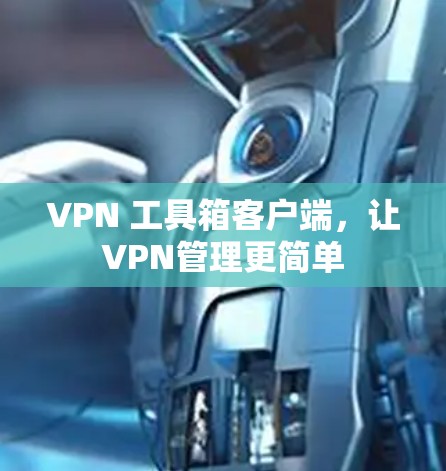 VPN 工具箱客户端,让VPN管理更简单