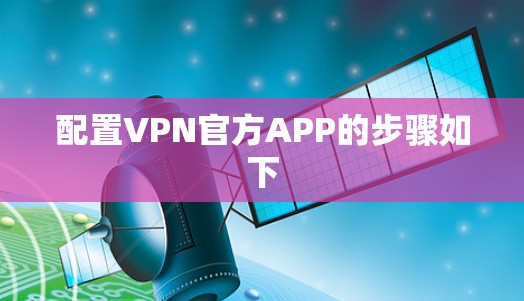 配置VPN官方APP的步骤如下