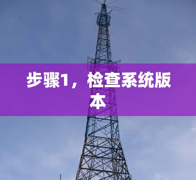 步骤1,检查系统版本 步骤1,检查系统版本