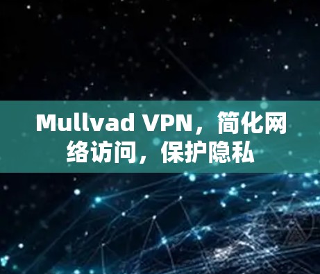 Mullvad VPN，简化网络访问，保护隐私
