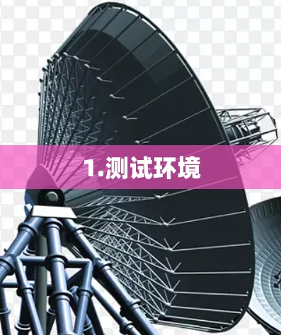 1.测试环境 1.测试环境