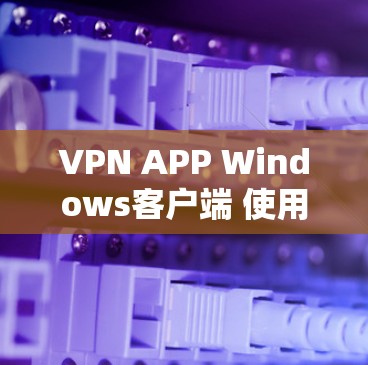 VPN APP Windows客户端 使用指南
