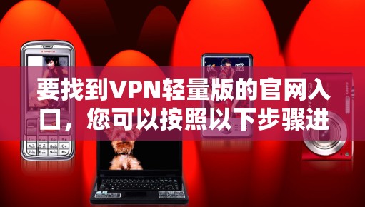 要找到VPN轻量版的官网入口,您可以按照以下步骤进行